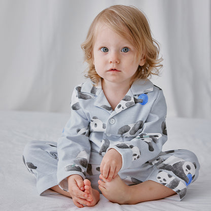 OAKFAMILY Children's Suit Collar Loungewear